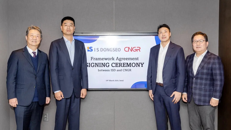 加速构建全球回收事业 | 太阳集团电子游戏股份与IS Dongseo（株）签订全球电池再利用区域合作协议